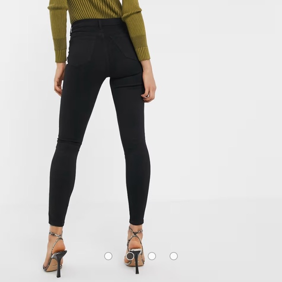 Topshop Jamie skinny jean W28 L30 Black - Picture 2 of 5